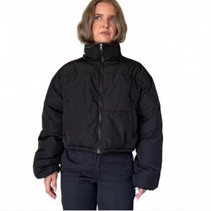 Women's Black Puffer Jacket